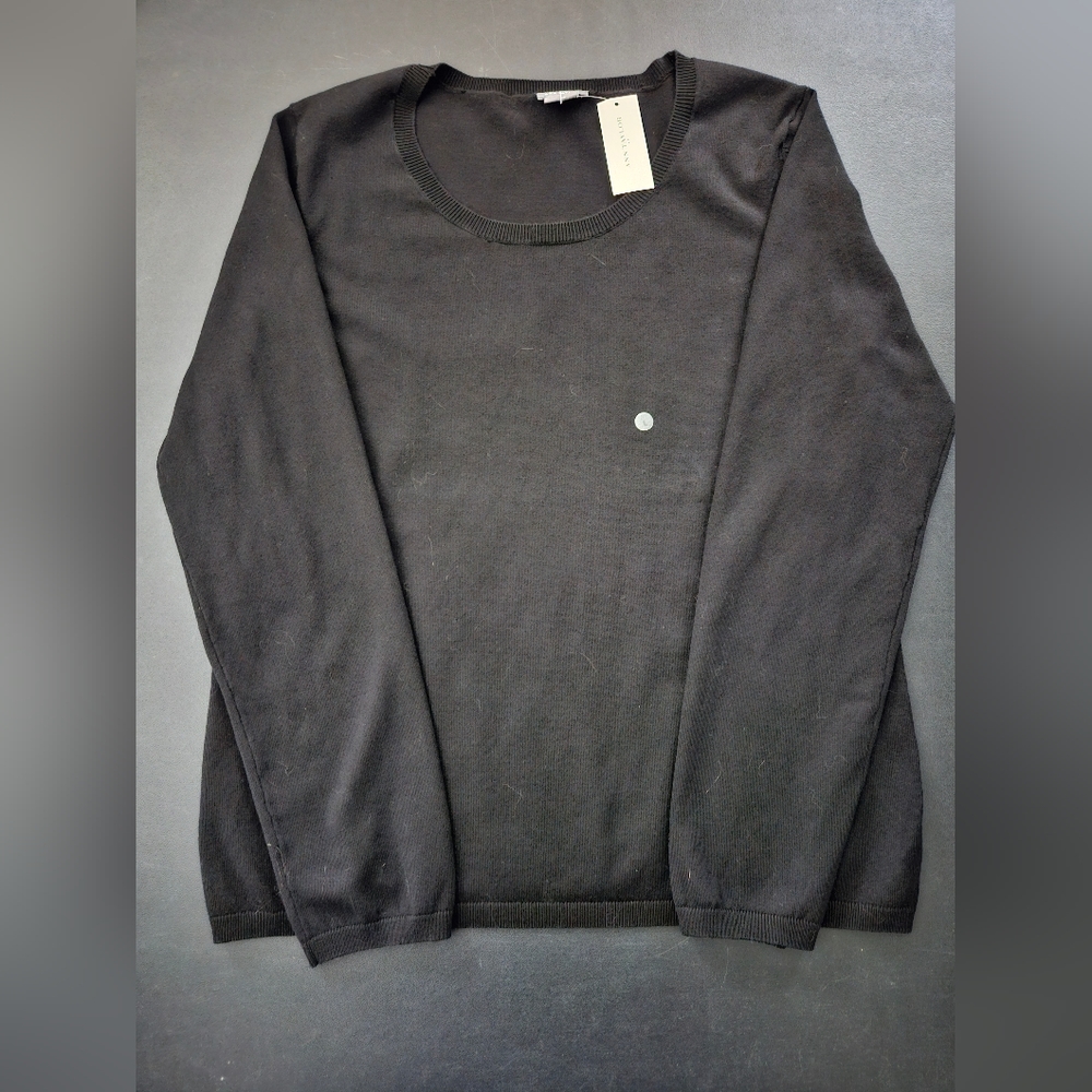 NWT - Silk Blend Ann Taylor Black Sweater - Size L